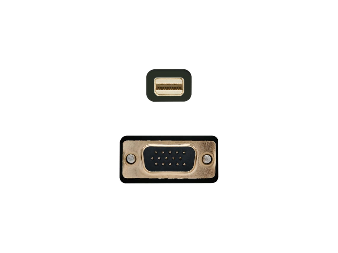 Cabo Conversor Aisens A125-0362/ Mini DP Macho - VGA Macho/ 2m/ Preto