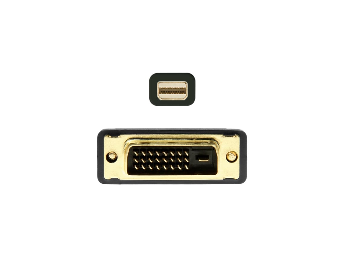 Cabo Conversor Mini DisplayPort Aisens A125-0363/ Mini DisplayPort Macho - DVI Macho/ 2m/ Preto