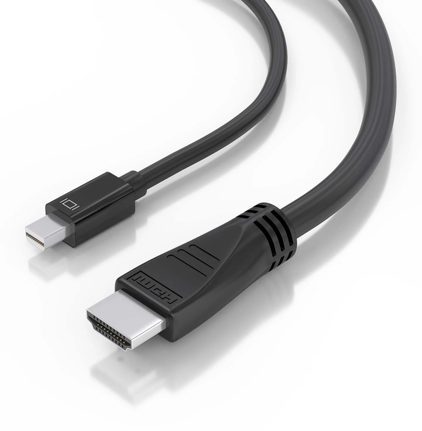 Cabo Conversor AISENS A125-0890 Mini DisplayPort para HDMI 4K@60Hz 5m Preto - Imagem 3