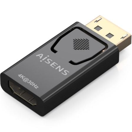 Conversor Aisens A125-0949/ DisplayPort Macho - HDMI Fêmea/ Preto - Imagem 2
