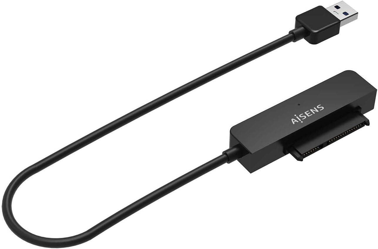 Adaptador para Discos Rígidos 2.5" Aisens ASE-25A03B/ USB Macho - SATA - Imagem 2