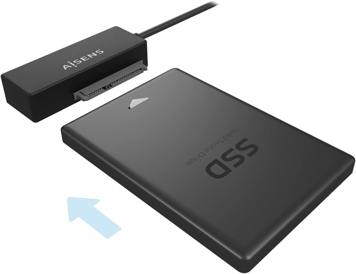 Adaptador para Discos Duros 2.5"/3.5" Aisens ASE-35A01B/ USB 3.0 - SATA/ com Alimentador - Imagem 3