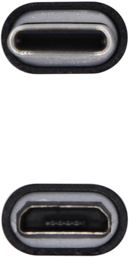 Adaptador USB 2.0 Tipo-C Aisens A108-0414/ USB Tipo-C Macho - Micro USB Fêmea - Imagem 3