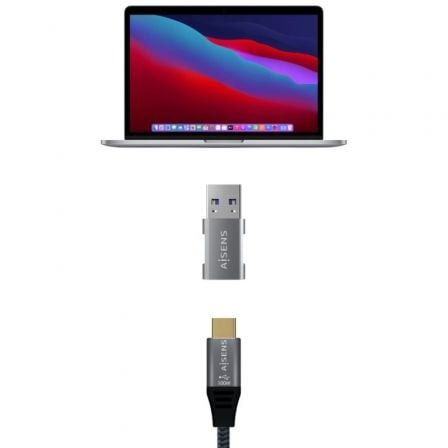 Adaptador USB 3.2 GEN2 Aisens A108-0655/ USB Tipo-C Fêmea - USB Macho - Imagem 4