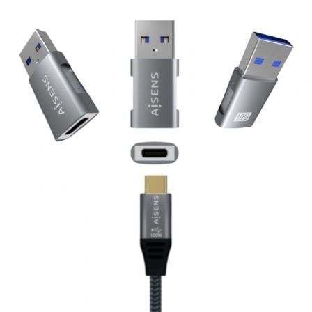 Adaptador USB 3.2 GEN2 Aisens A108-0655/ USB Tipo-C Fêmea - USB Macho - Imagem 5