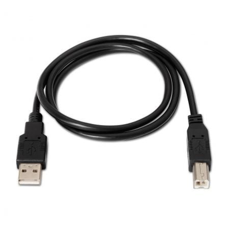 Cabo USB 2.0 Impressora Aisens A101-0006/ USB Tipo-B Macho - USB Macho/ Até 2.5W/ 60Mbps/ 1.8m/ Preto - Imagem 2