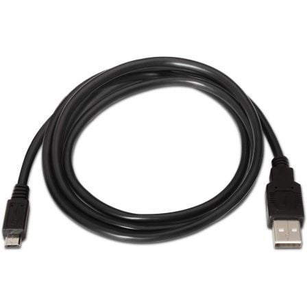 Cabo USB 2.0 Aisens A101-0027/ USB Macho - MicroUSB Macho/ Até 2.5W/ 60Mbps/ 80cm/ Preto - Imagem 2