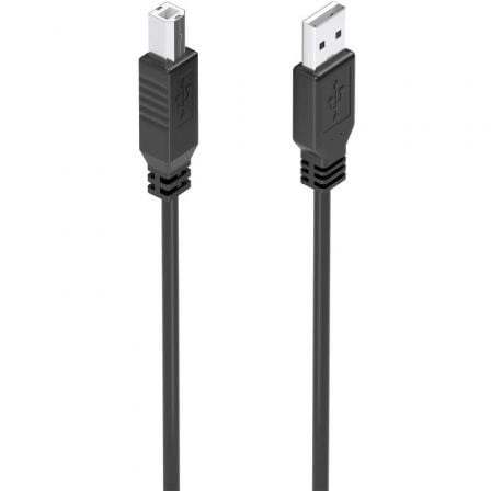Cabo Extensor USB 2.0 Aisens A101-0906/ USB Macho - USB Tipo-B/ 15m/ Preto