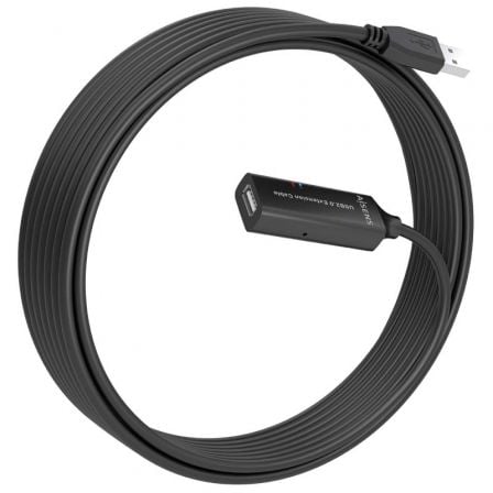 Cabo de Extensão USB 2.0 Aisens A101-0915/ USB Macho - USB Fêmea/ 10m/ Preto - Imagem 2