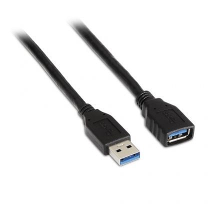 Cabo Extensor USB 3.0 Aisens A105-0041/ USB Macho - USB Fêmea/ Até 9W/ 625Mbps/ 1m/ Preto