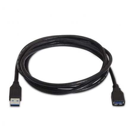 Cabo Extensor USB 3.0 Aisens A105-0042/ USB Macho - USB Fêmea/ Até 9W/ 625Mbps/ 2m/ Preto - Imagem 2