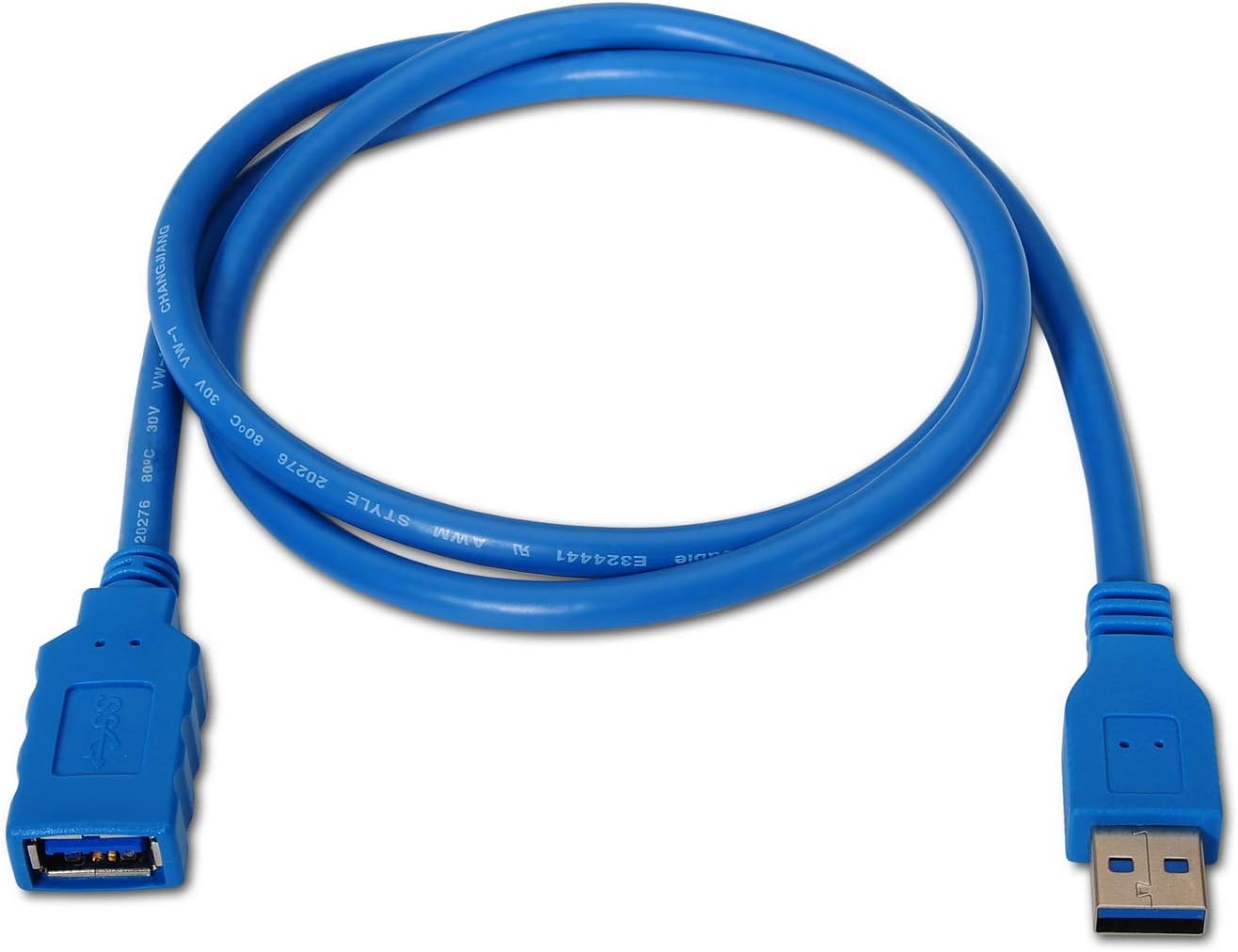 Cabo Extensor USB 3.0 Aisens A105-0046/ USB Macho - USB Fêmea/ Até 9W/ 625Mbps/ 2m/ Azul - Imagem 2