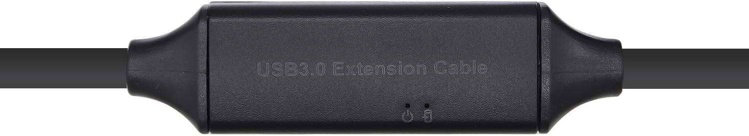 Cabo Extensor USB 3.0 com Amplificador Aisens A105-0408 / USB Macho - USB Fêmea / Até 9W / 625Mbps / 10m / Preto - Imagem 3