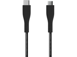 Cabo USB 2.0 Aisens A107-0349/ USB Tipo-C Macho - MicroUSB Macho/ Até 15W/ 60Mbps/ 1m/ Preto - Imagem 2