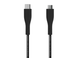 Cabo USB 2.0 Tipo-C Aisens A107-0350/ USB Tipo-C Macho - MicroUSB/ Até 15W/ 60Mbps/ 2m/ Preto - Imagem 2