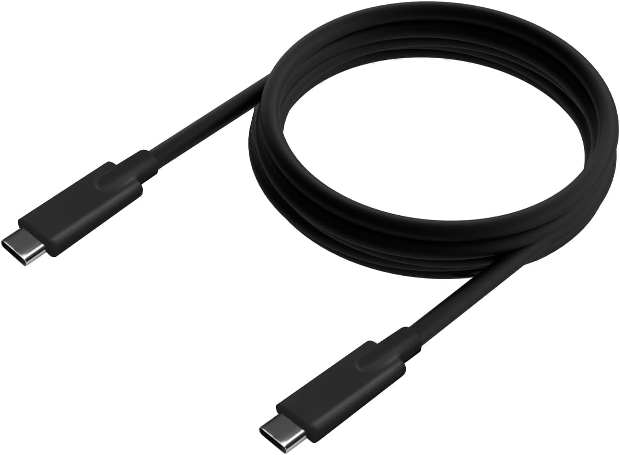 Cabo USB 3.2 Tipo-C Aisens A107-0705 10GBPS 5A 100W/ USB Tipo-C Macho - USB Tipo-C Macho/ Até 100W/ 2500Mbps/ 3m/ Preto - Imagem 2