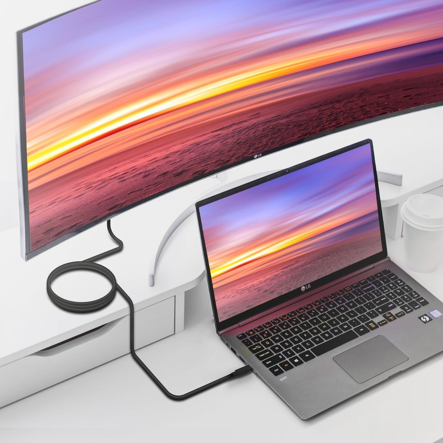 Cabo USB 3.2 Tipo-C Aisens A107-0705 10GBPS 5A 100W/ USB Tipo-C Macho - USB Tipo-C Macho/ Até 100W/ 2500Mbps/ 3m/ Preto - Imagem 4