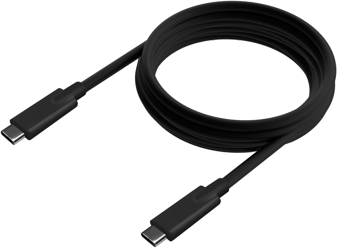Cabo USB 3.2 Tipo-C Aisens A107-0707 5GBPS 3A 60W/ USB Tipo-C Macho - USB Tipo-C Macho/ Até 60W/ 625Mbps/ 5m/ Preto - Imagem 2