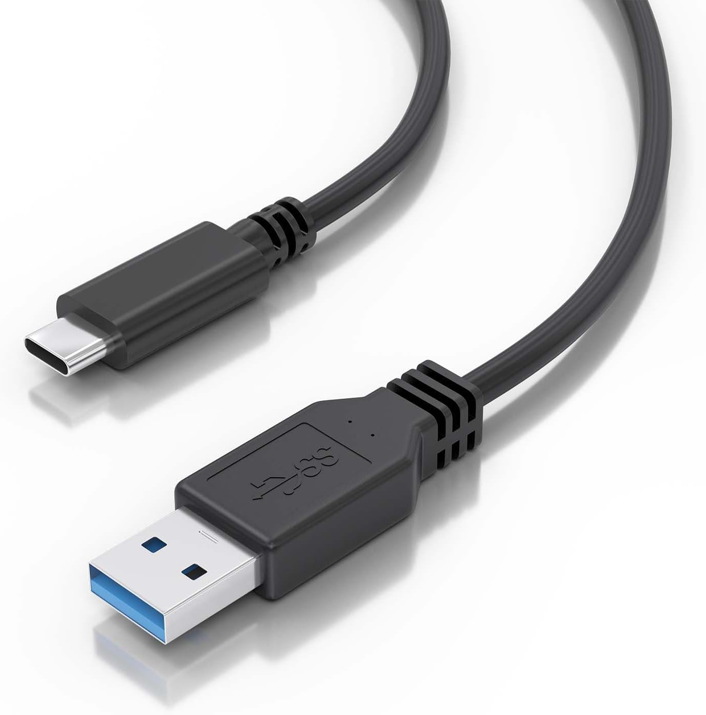 Cabo USB 3.1 Tipo-C Aisens A107-0860/ USB Tipo-C Macho - USB Macho/ 10Gbps/ 2m/ Preto - Imagem 3