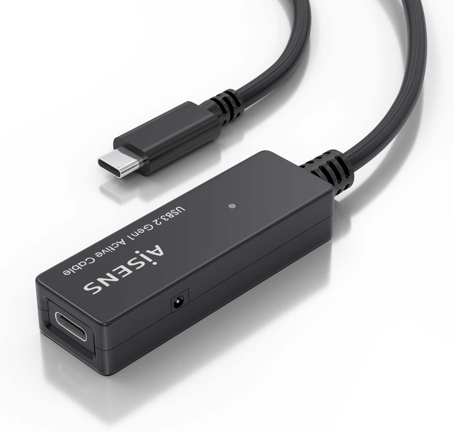Cabo de Extensão USB 3.2 com Amplificador Aisens A107-0869/ USB Tipo-C Macho - USB Tipo-C Fêmea/ Até 100W/ 20Gbps/ 5m/ Preto - Imagem 3