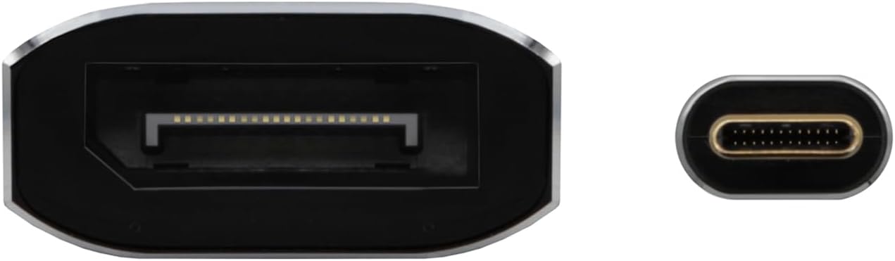 Conversor Aisens A109-0690/ USB Tipo-C Macho - DisplayPort Fêmea/ Até 27W/ 1250Mbps/ 15cm/ Preto - Imagem 3
