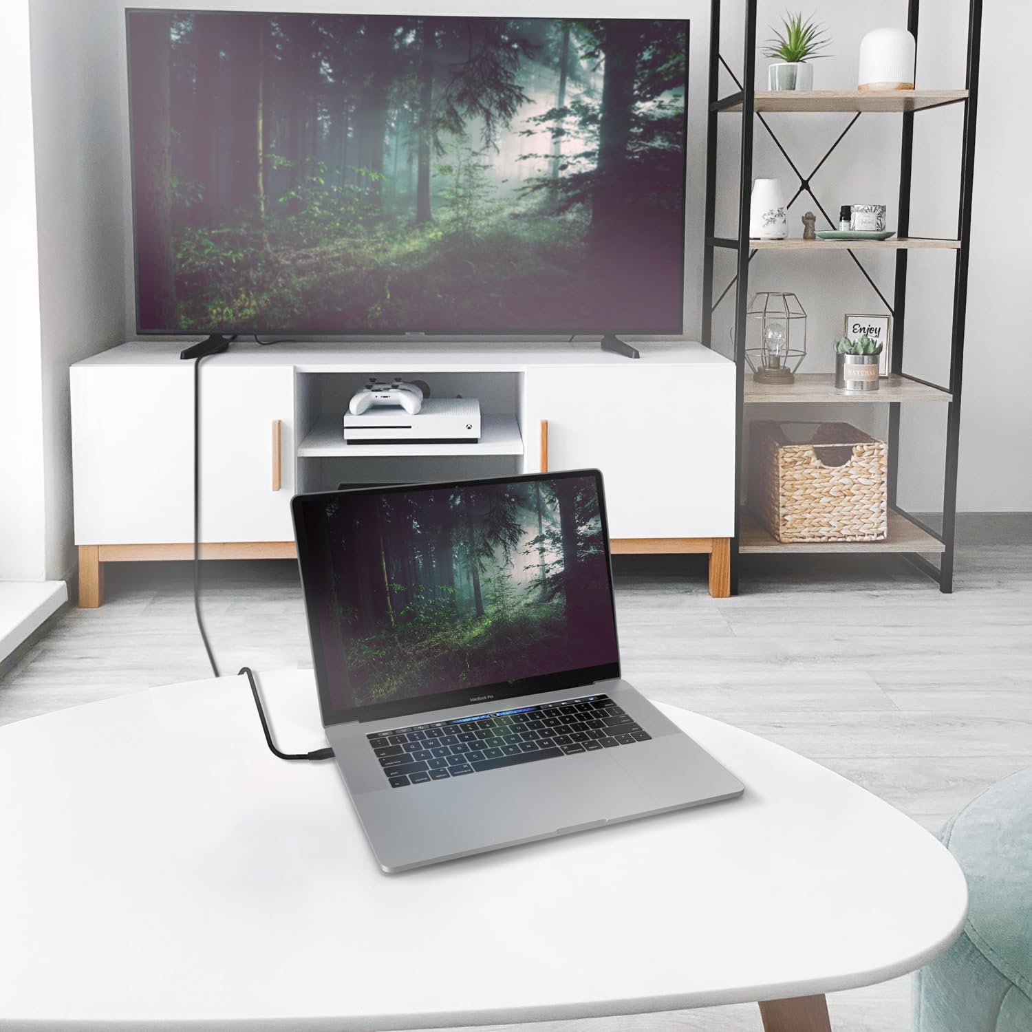 Cabo Conversor Aisens A109-0712/ USB Tipo-C Macho - HDMI 8K Macho/ Até 27W/ 6000Mbps/ 2m/ Preto - Imagem 4