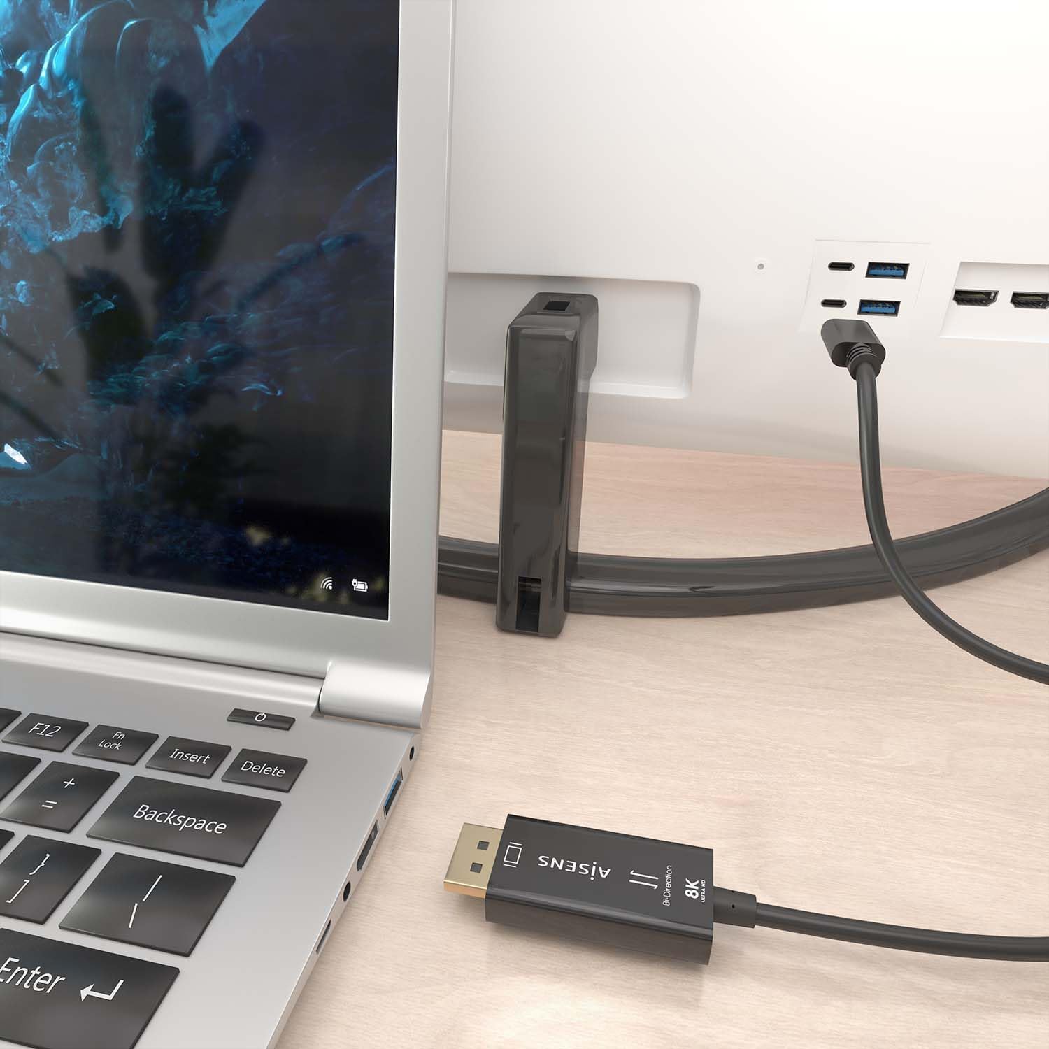 Cabo Conversor Aisens A109-0879/ USB Tipo-C Macho - DisplayPort Macho/ 1.8m/ Preto - Imagem 4