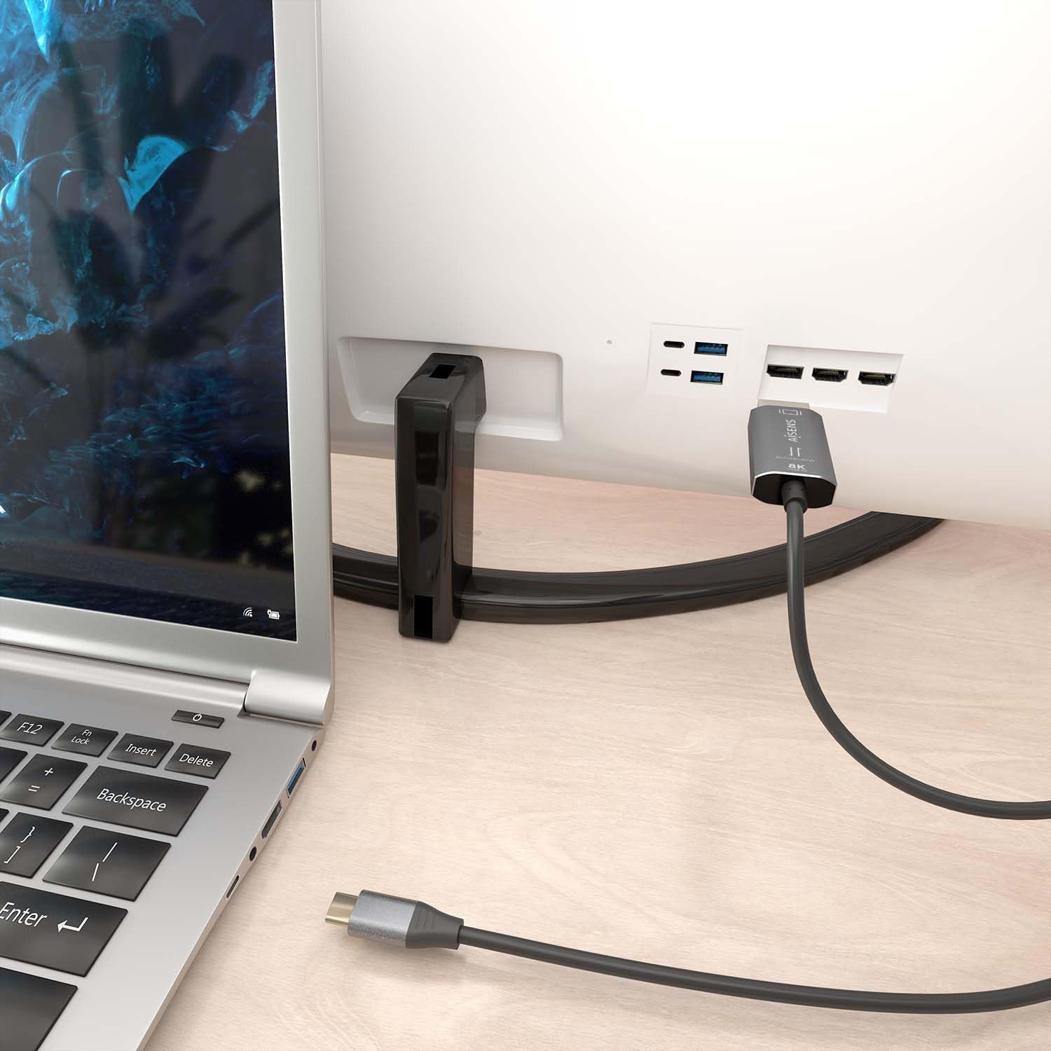 Cabo Conversor Aisens A109-0880/ USB Tipo-C Macho - DisplayPort Macho/ 1.8m/ Preto - Imagem 5