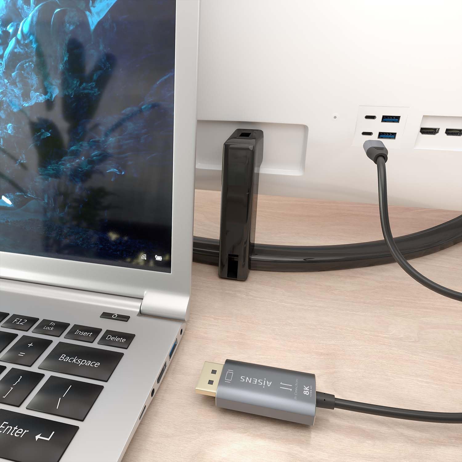 Cabo Conversor Aisens A109-0880/ USB Tipo-C Macho - DisplayPort Macho/ 1.8m/ Preto - Imagem 4