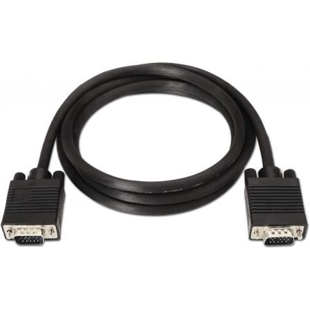 Cabo SVGA Aisens A113-0068/ VGA Macho - VGA Macho/ Até 3W/ 10Mbps/ 1.8m/ Preto - Imagem 2