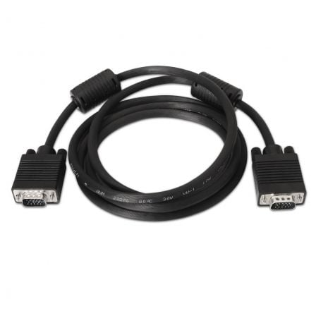 Cabo SVGA Aisens A113-0071/ VGA Macho - VGA Macho/ Até 3W/ 10Mbps/ 1.8m/ Preto - Imagem 2