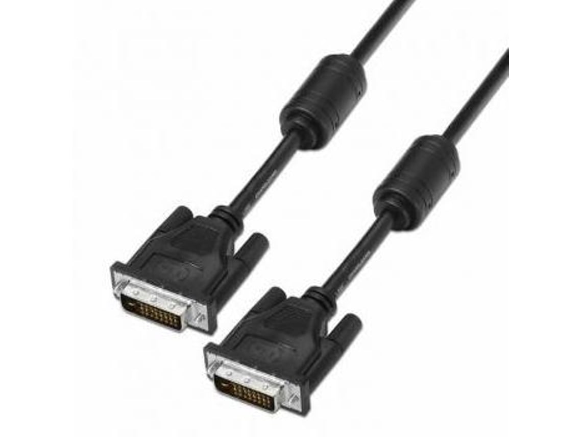 Cabo DVI Aisens A117-0089/ DVI-D Macho - DVI-D Macho/ Até 3W/ 10Mbps/ 1,8m/ Preto - Imagem 2