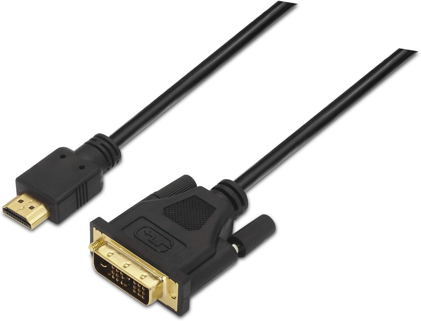 Cabo HDMI Aisens A117-0090/ DVI Macho - HDMI Macho/ Até 10W/ 720Mbps/ 1.8m/ Preto