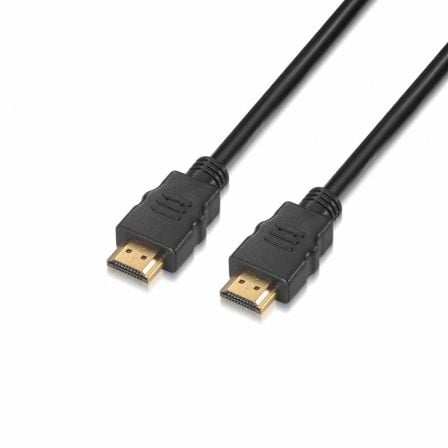 Cabo HDMI 2.0 4K Aisens A120-0118/ HDMI Macho - HDMI Macho/ Até 10W/ 2250Mbps/ 50cm/ Certificado/ Preto