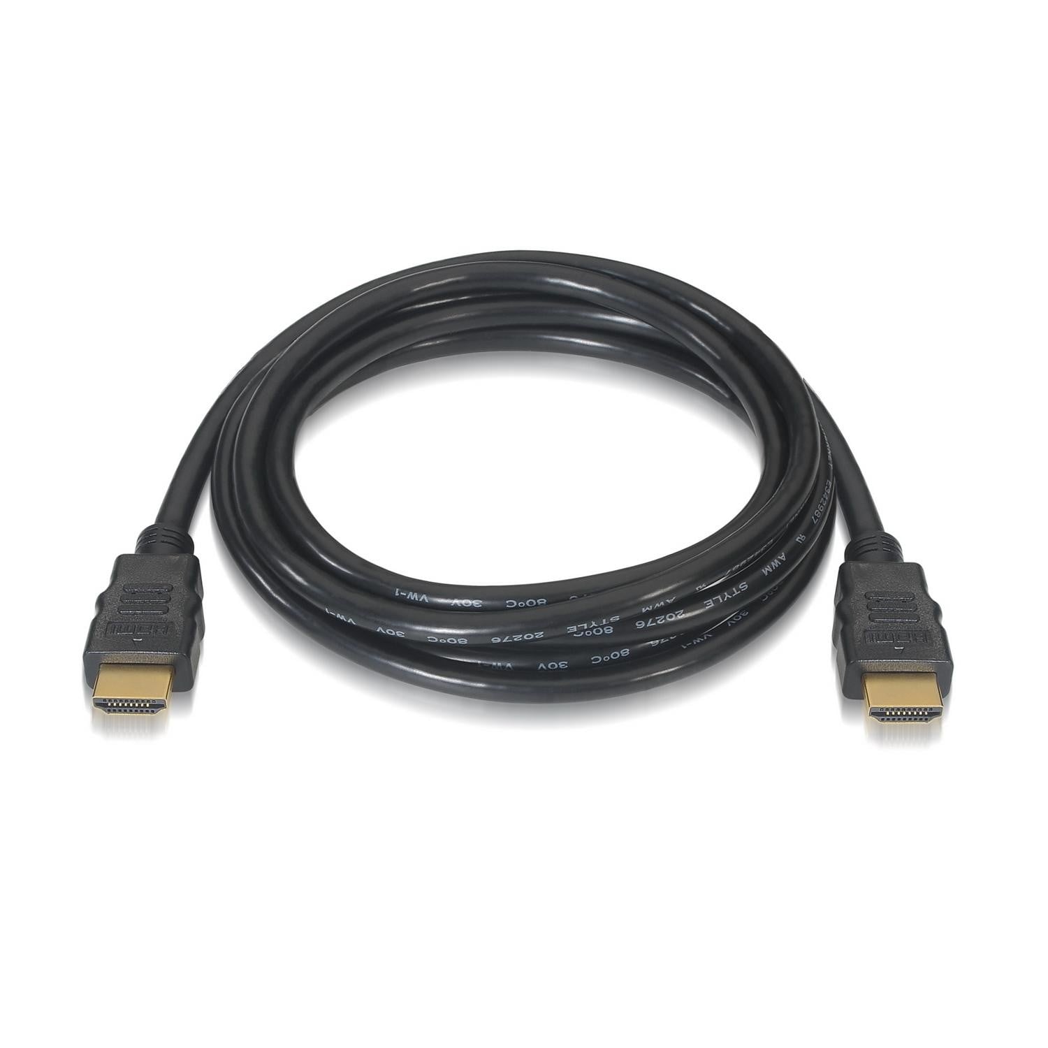 Cabo HDMI 2.0 4K Aisens A120-0122/ HDMI Macho - HDMI Macho/ Até 10W/ 2250Mbps/ 3m/ Certificado/ Preto - Imagem 2
