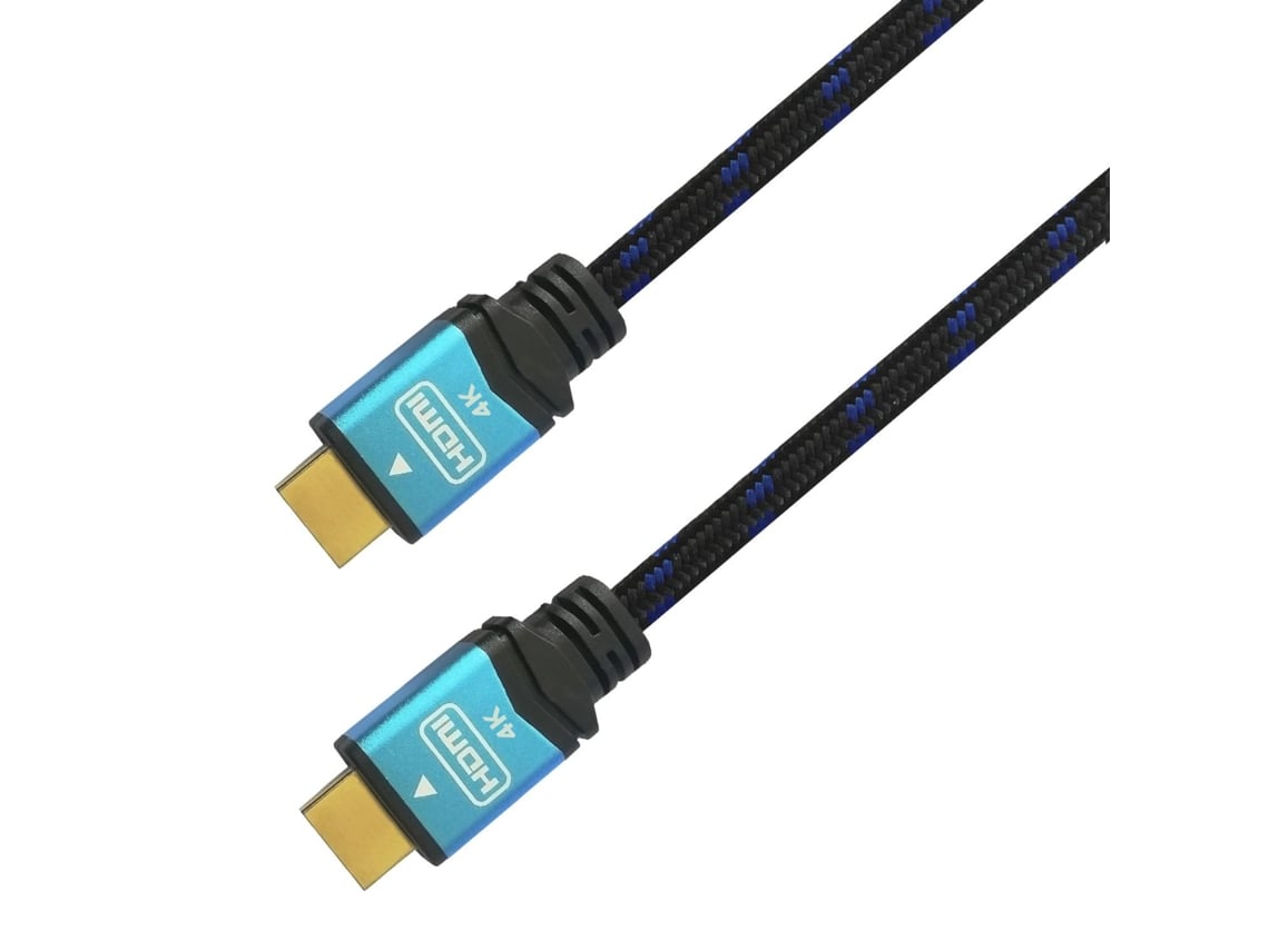 Cabo HDMI 2.0 4K Aisens A120-0360/ HDMI Macho - HDMI Macho/ Até 10W/ 2250Mbps/ 10m/ Preto e Azul