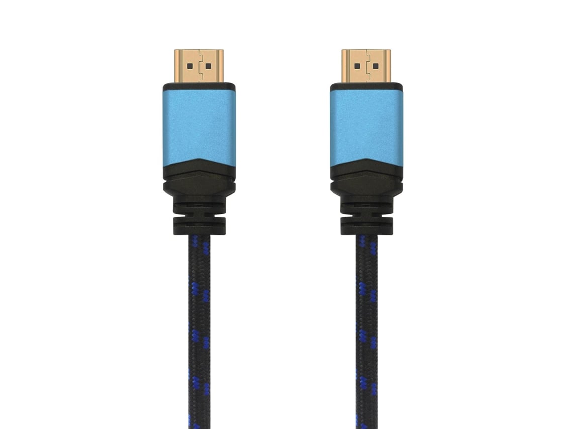 Cabo HDMI 2.0 4K Aisens A120-0360/ HDMI Macho - HDMI Macho/ Até 10W/ 2250Mbps/ 10m/ Preto e Azul - Imagem 3