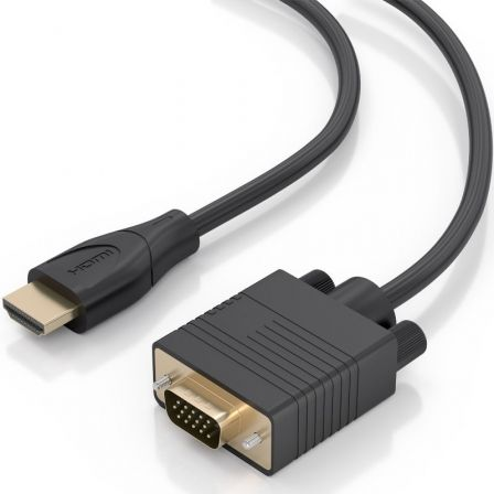 Cabo Conversor Aisens A122-1010 SVGA Macho/ HDMI Macho/ 1m/ Preto - Imagem 3