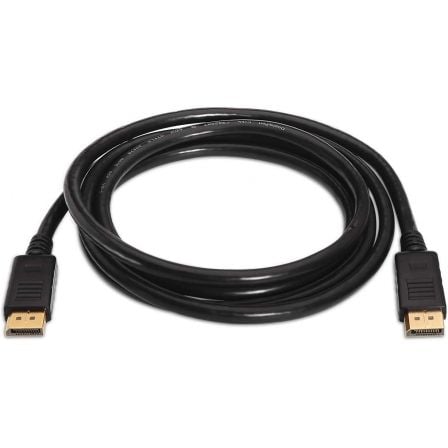 Cabo DisplayPort 1.2 4K Aisens A124-0129/ DisplayPort Macho - DisplayPort Macho/ Até 5W/ 2300Mbps/ 2m/ Preto - Imagem 2