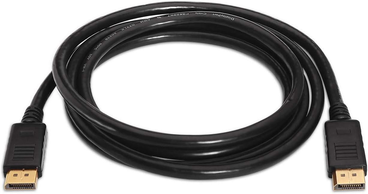 Cabo DisplayPort 1.2 4K Aisens A124-0130/ DisplayPort Macho - DisplayPort Macho/ Até 5W/ 2300Mbps/ 3m/ Preto - Imagem 2