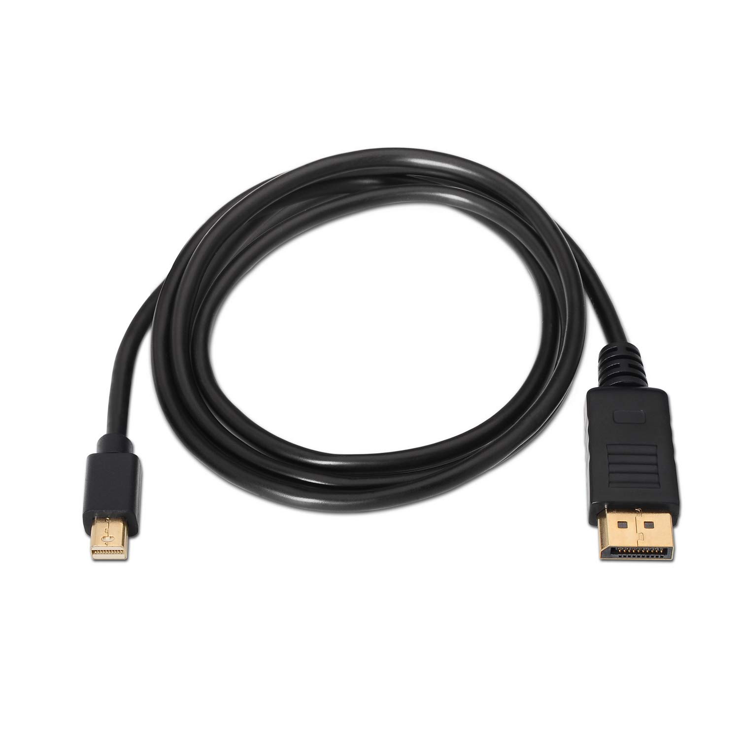 Cabo Mini DisplayPort Aisens A124-0131/ DisplayPort Macho - Mini DisplayPort Macho/ Até 5W/ 2300Mbps/ 2m/ Preto - Imagem 2