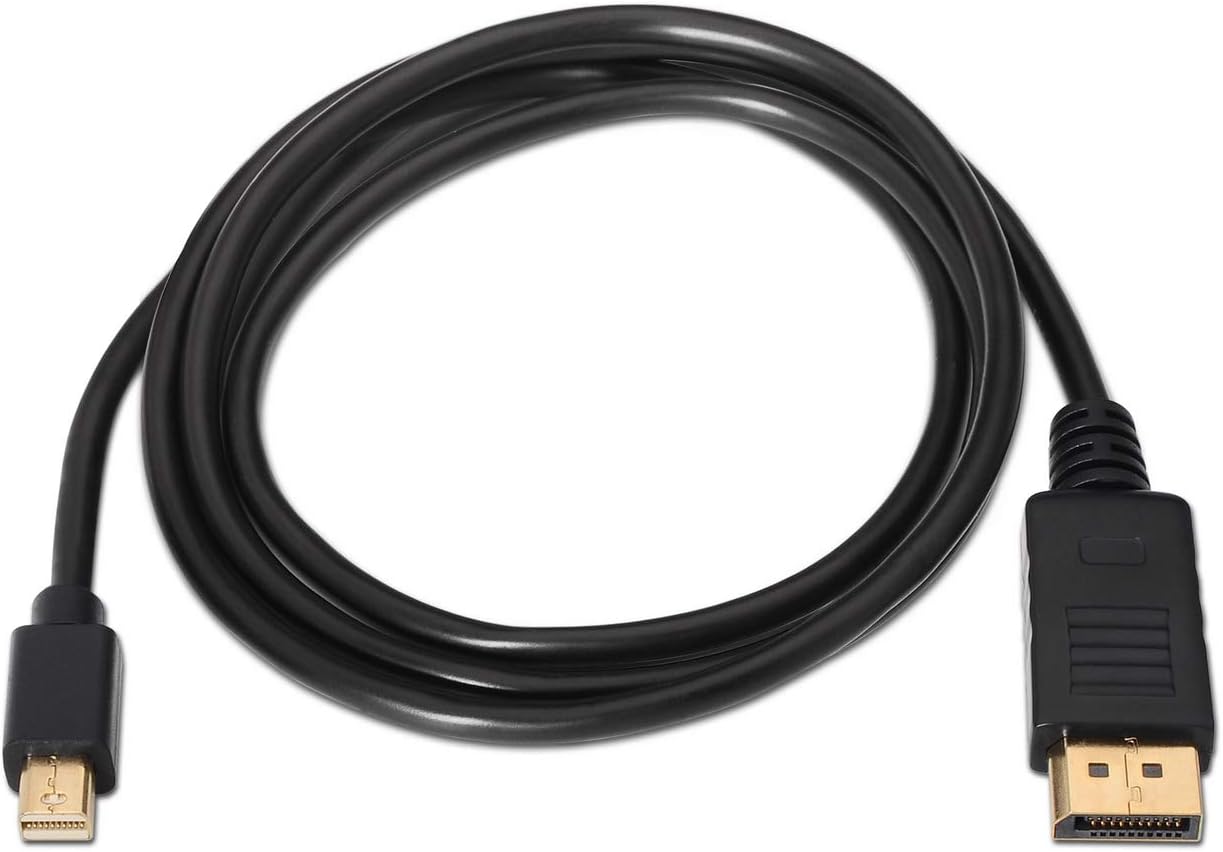 Cabo Conversor Aisens A124-0132/ DisplayPort Macho - Mini DisplayPort Macho/ Até 5W/ 2300Mbps/ 3m/ Preto - Imagem 2