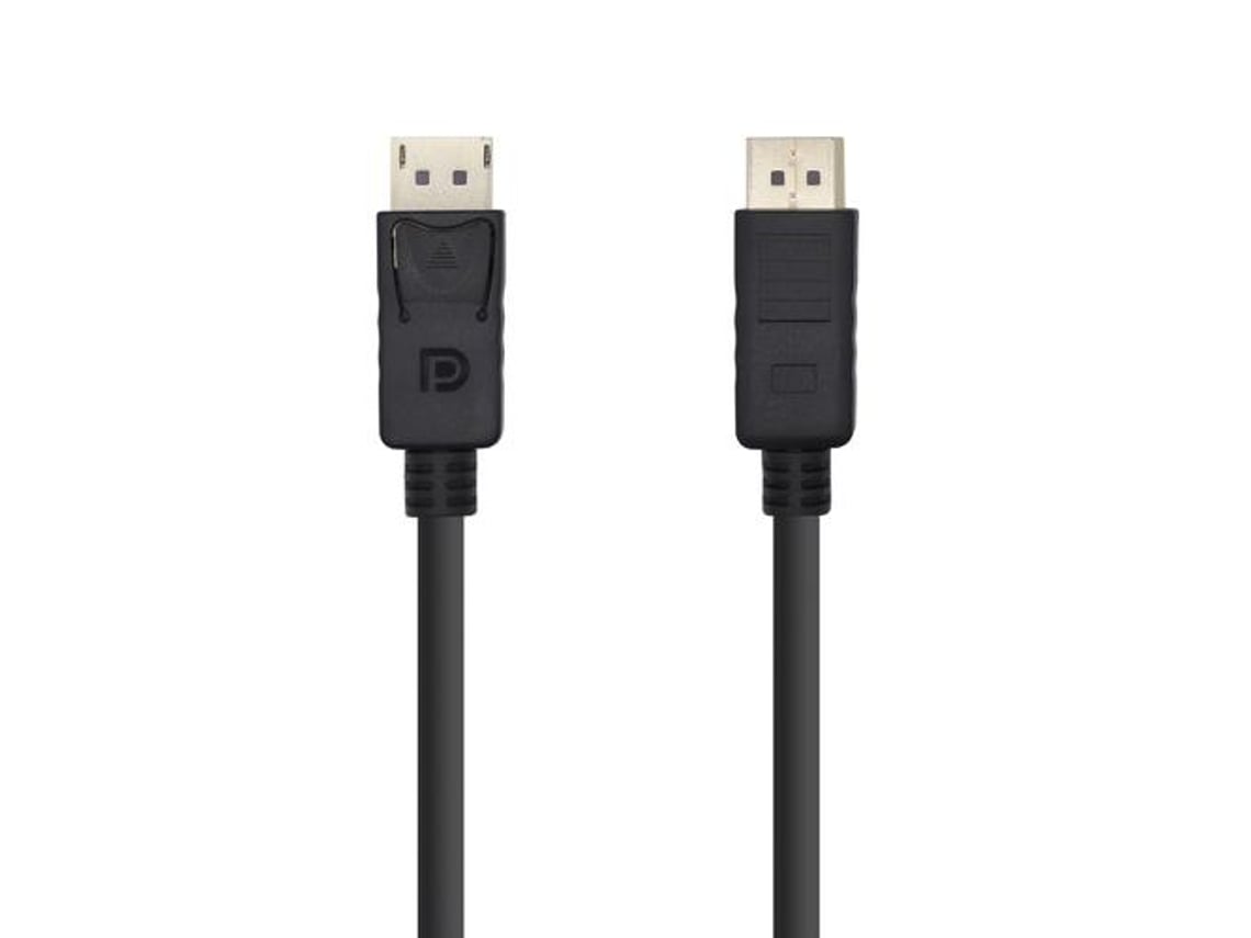Cabo DisplayPort 1.2 4K Aisens A124-0388/ DisplayPort Macho - DisplayPort Macho/ Até 5W/ 2300Mbps/ 10m/ Preto - Imagem 3
