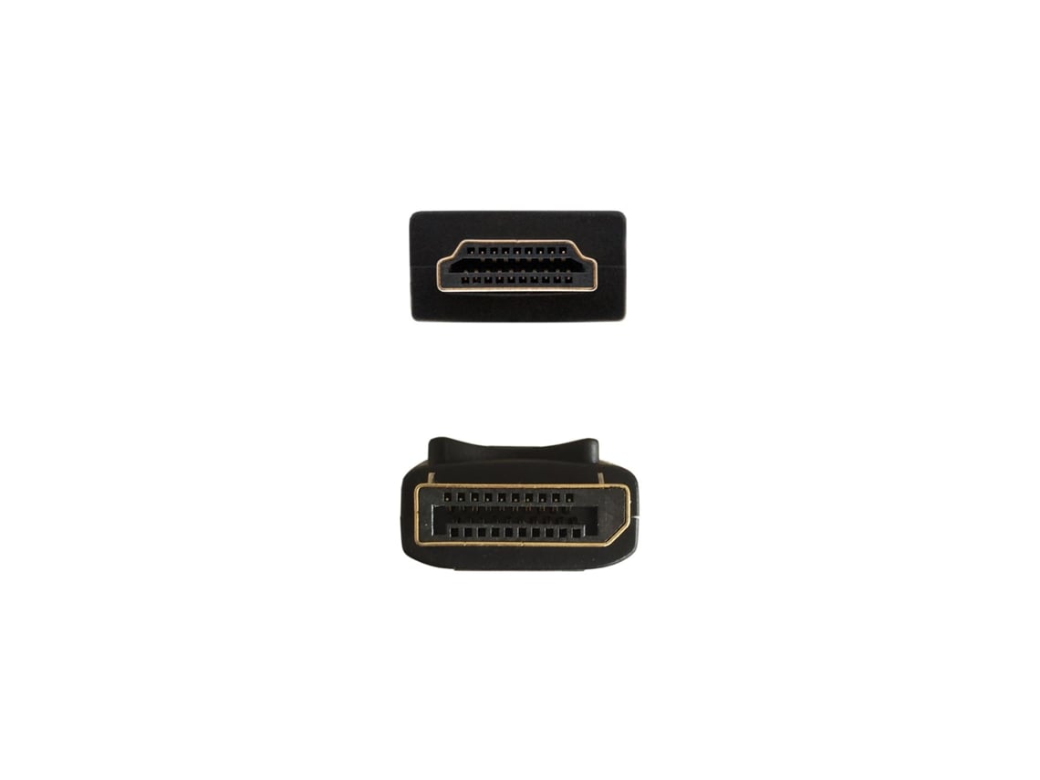 Cabo Conversor Aisens A125-0364/ DisplayPort Macho - HDMI Macho/ Até 5W/ 2300Mbps/ 2m/ Preto