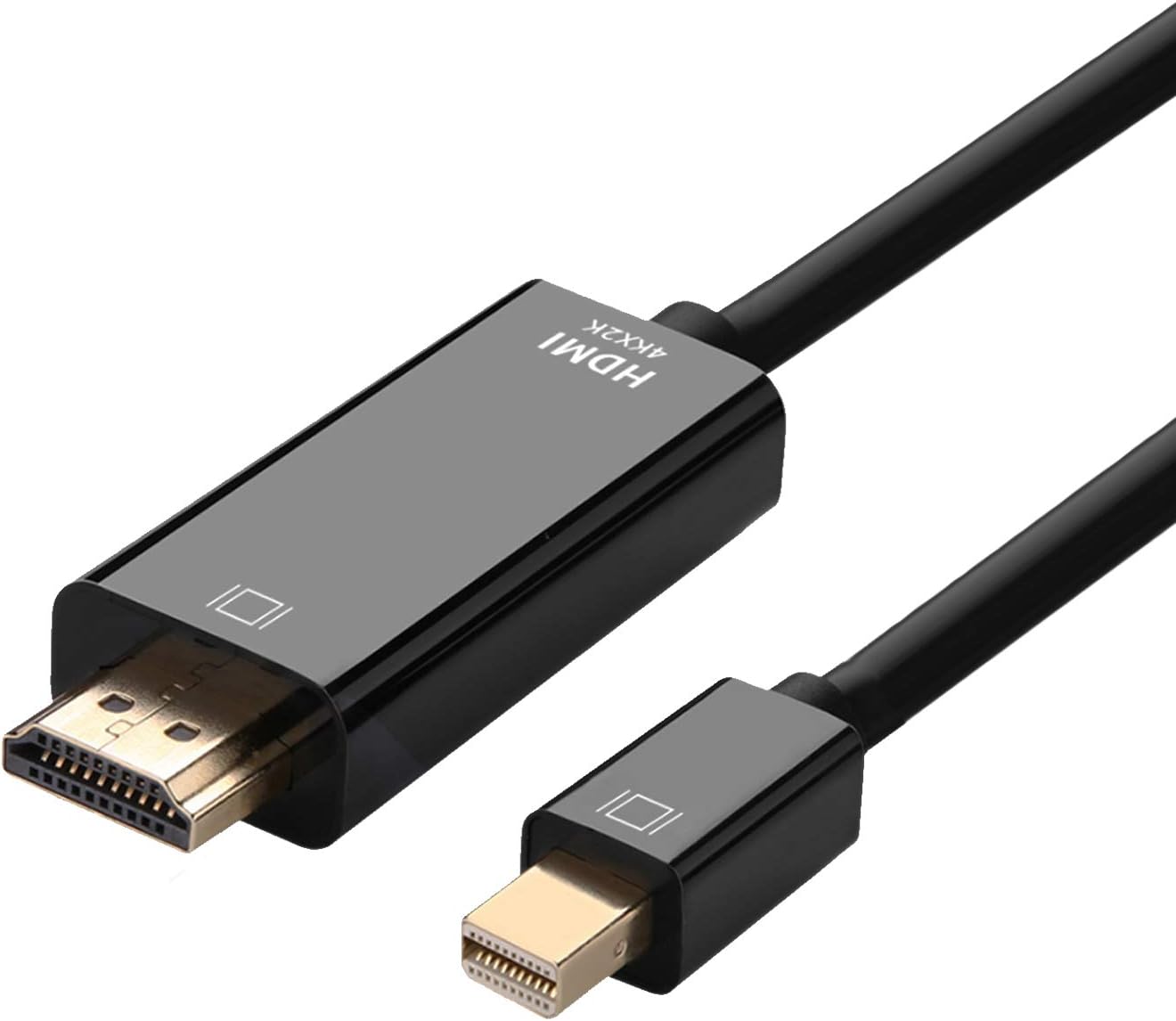 Cabo Conversor Aisens A125-0458/ Mini DisplayPort Macho - HDMI Macho/ Até 5W/ 2300Mbps/ 3m/ Preto
