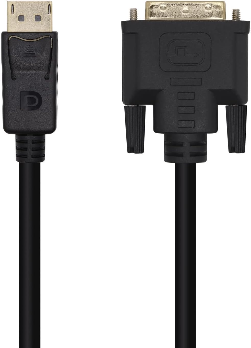 Cabo Conversor Aisens A125-0463/ DisplayPort Macho - DVI Macho/ Até 5W/ 2300Mbps/ 3m/ Preto
