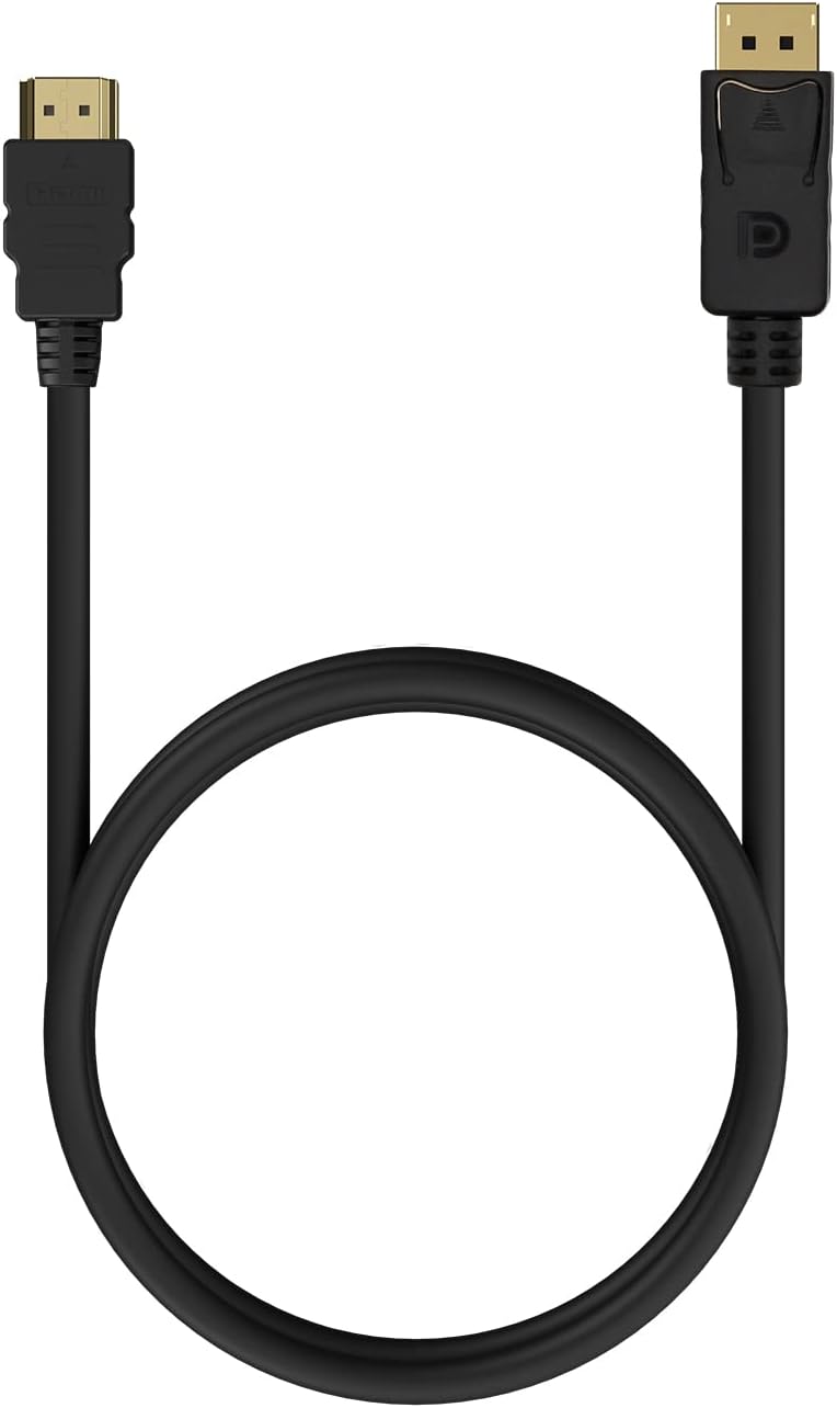 Cabo Conversor Aisens A125-0551/ DisplayPort Macho - HDMI Macho/ Até 5W/ 2300Mbps/ 1.5m/ Preto - Imagem 3