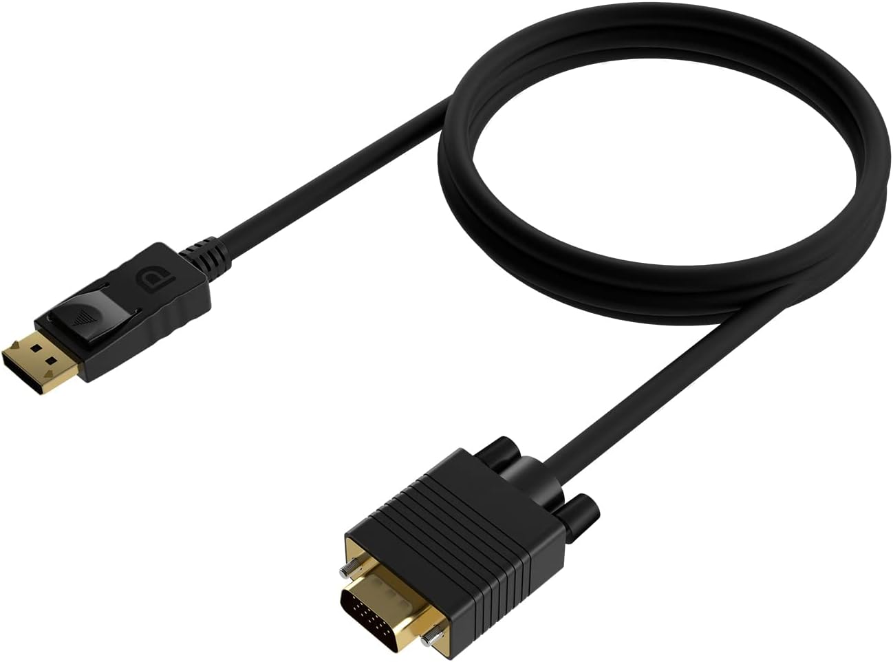 Cabo Conversor Aisens A125-0552/ DisplayPort Macho - VGA Macho/ Até 5W/ 2300Mbps/ 1m/ Preto - Imagem 2