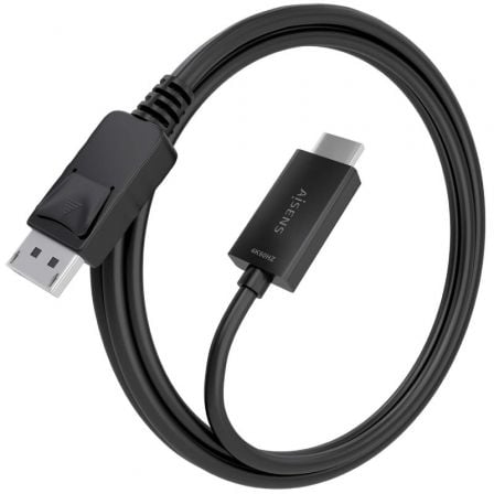 Cabo Conversor Aisens A125-0894/ DisplayPort Macho - HDMI 4K Macho/ 2m/ Preto - Imagem 2