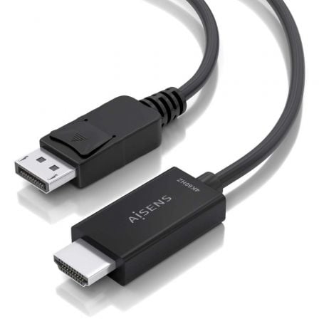 Cabo Conversor Aisens A125-0894/ DisplayPort Macho - HDMI 4K Macho/ 2m/ Preto - Imagem 3